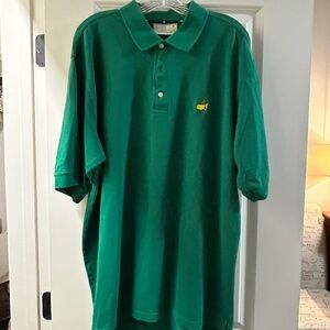 Official Masters Augusta National Green Polo Shirt, Size XXL